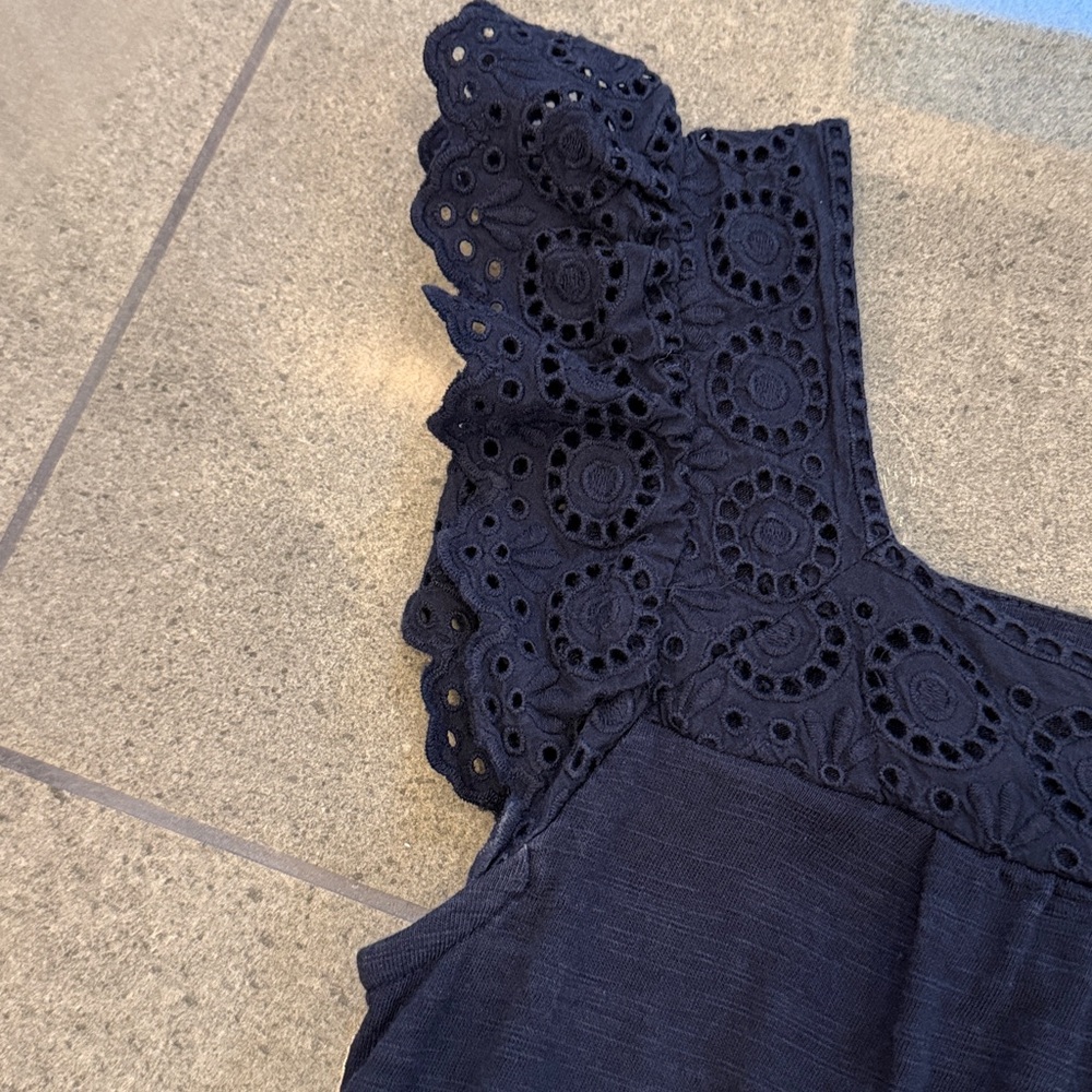 Talbots Dress with Ruffle Sleeves - Picture 3 of 8